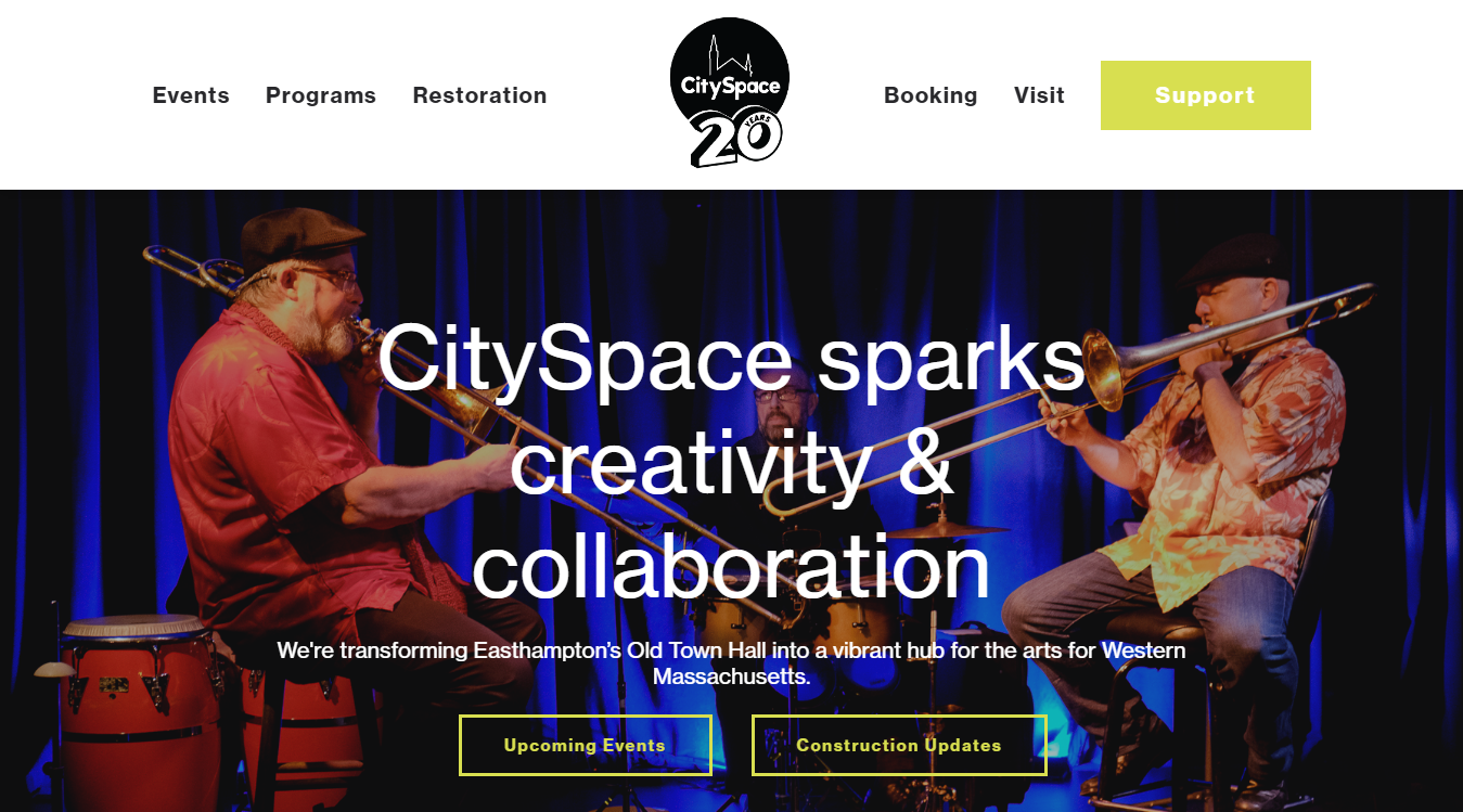 Website screenshot for CitySpace