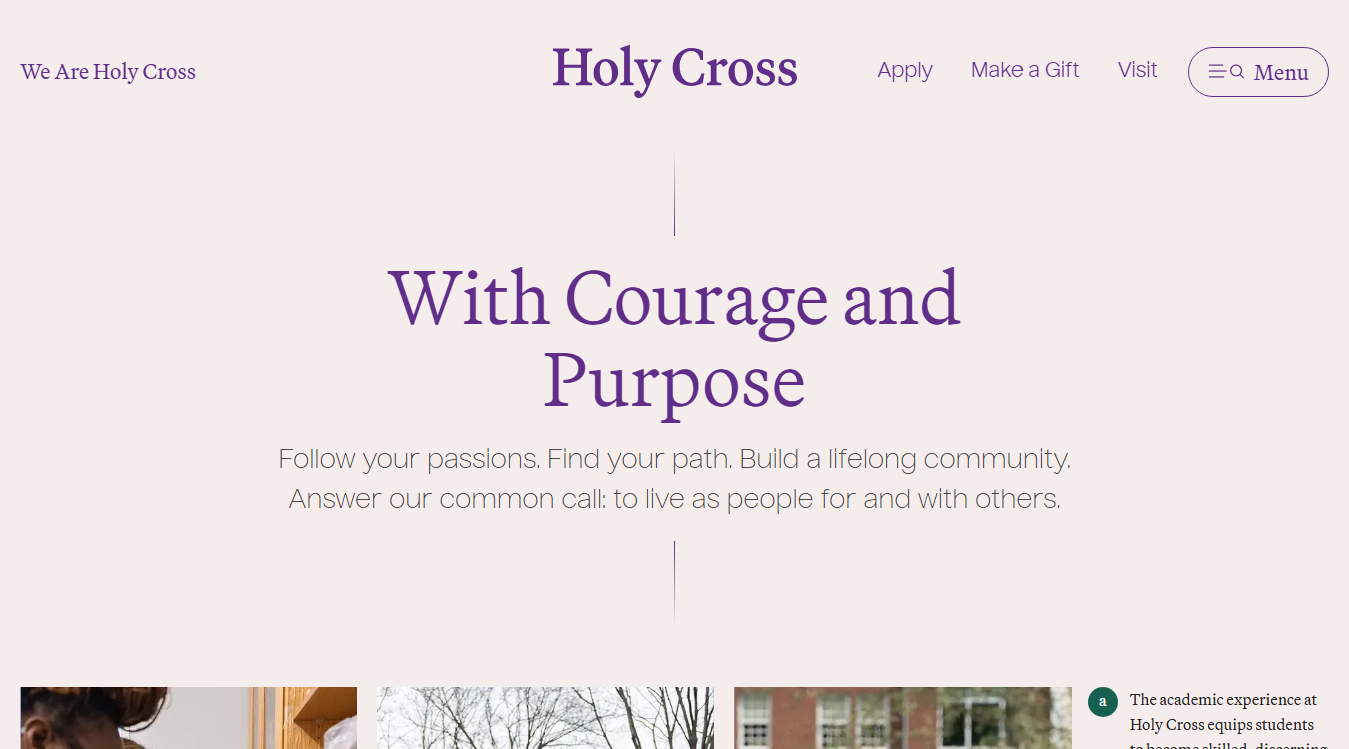 Website screenshot for Hart Center at the Luth Athletic Complex