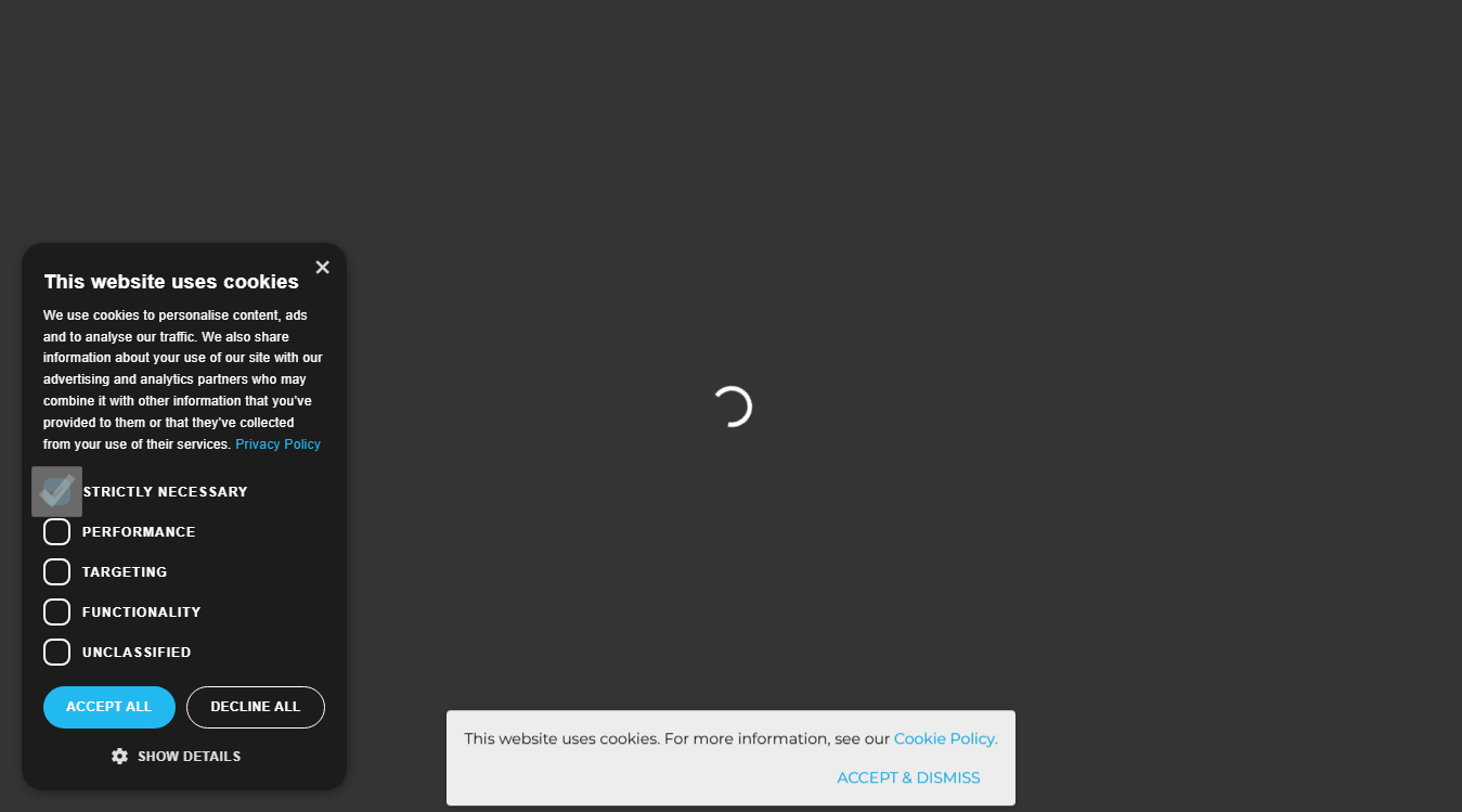 Website screenshot for O'Neil Cinemas