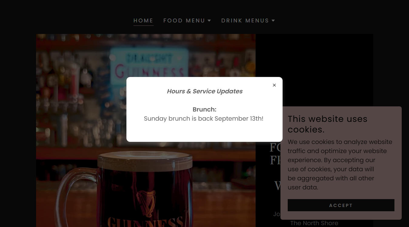 Website screenshot for The Indo